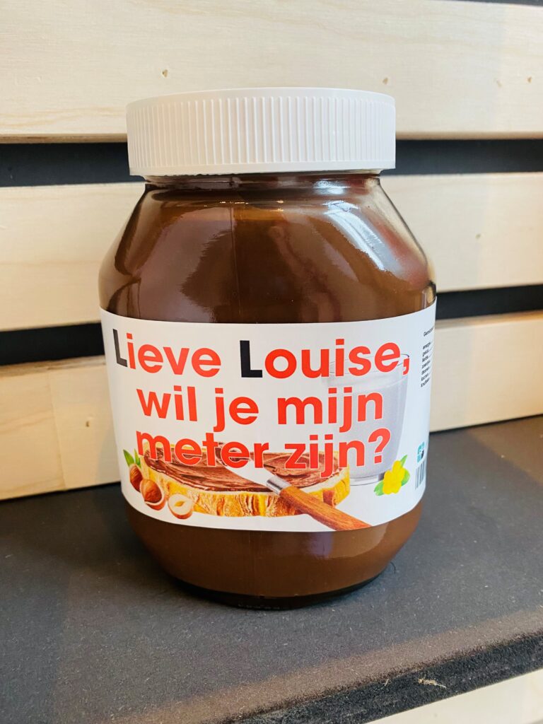 Gepersonaliseerde Nutella pot - 1000 gram