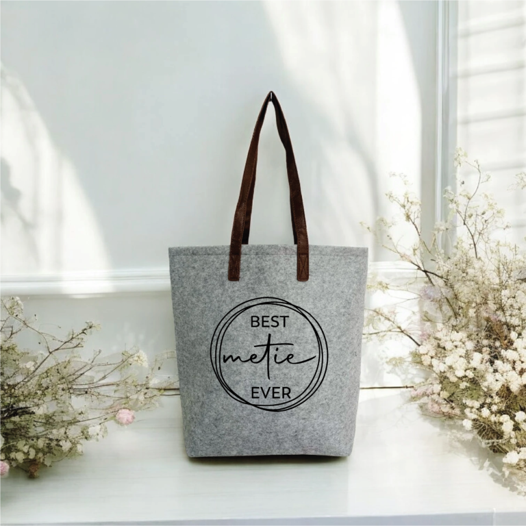 Vilten tas Deluxe - Lightgrey