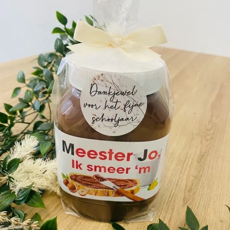 Gepersonaliseerde Nutella pot - 1000 gram *Ik smeer 'm*