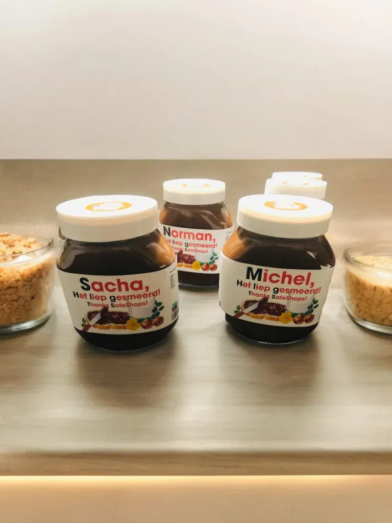 Nutella choco met gepersonaliseerd etiket