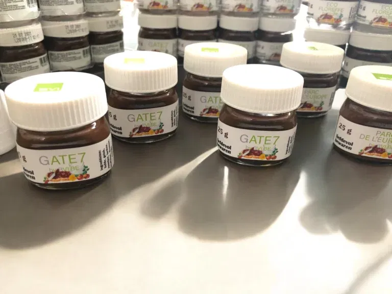 Mini Nutella met gepersonaliseerd etiket